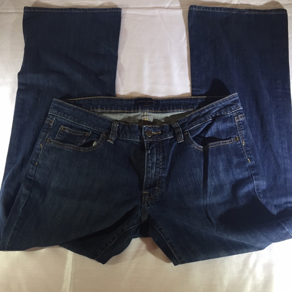 Women’s Banana Republic Boot Cut Blue Jeans Sz 12